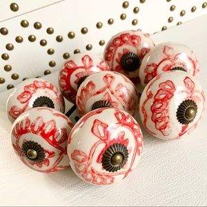 Ceramic Knobs (Set of 8) 2.25” diameter